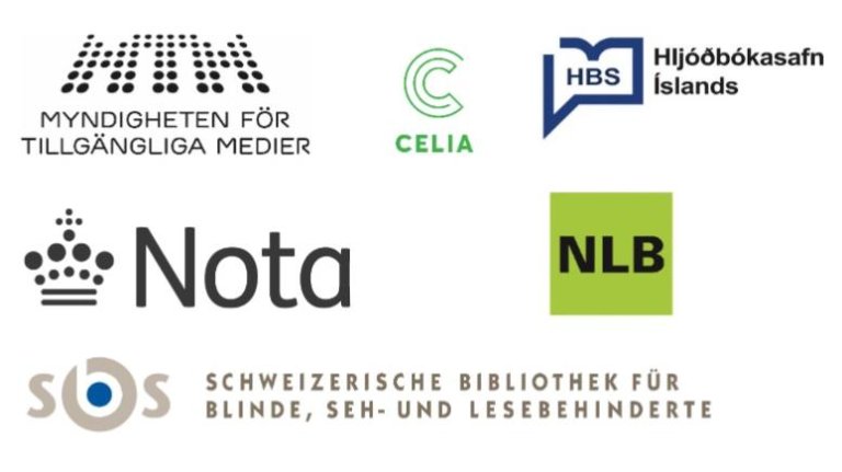 Logoer fra alle bibliotek som er med på samarbeidet
