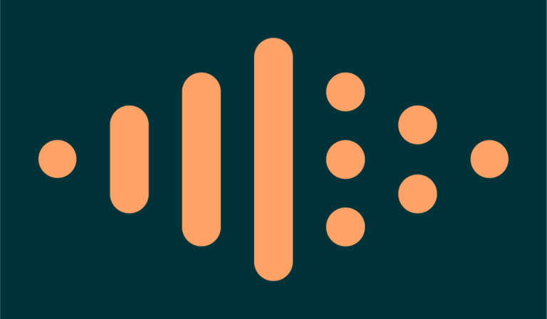 Tibi logoikon med prikker og streker